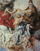 The Coronation of The Virgin by the Holy Trinity Jacob Jordaens